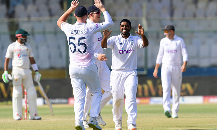 Teenager Rehan Ahmed's record haul sets England on course for clean sweep in Pakistan