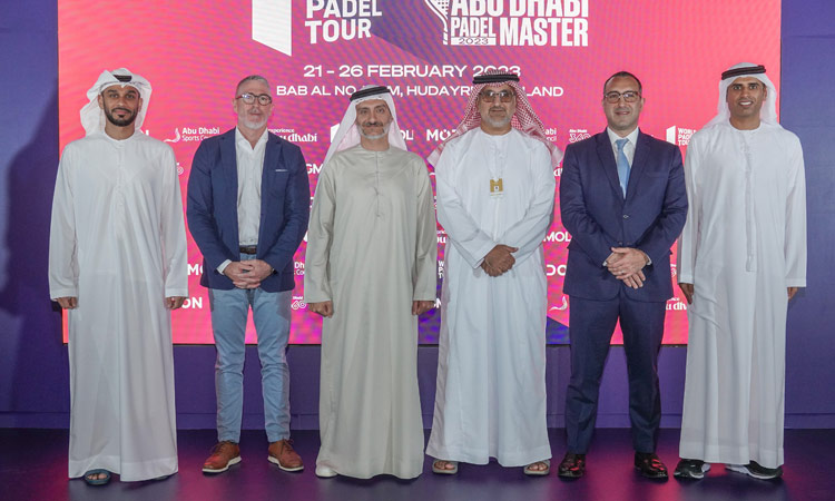 Top stars to compete in inaugural edition of Abu Dhabi Padel Master tournament