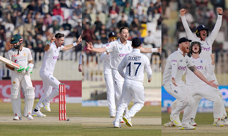 Aggressive England beat Pakistan by 74 runs to win first Test in Rawalpindi