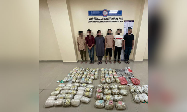 Abu Dhabi Police thwart attempt to traffic 107kg of crystal and hashish