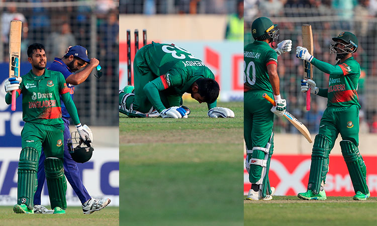 Mehidy Hasan stars as Bangladesh clinch ODI series despite Indian captain Rohit's late blitz  