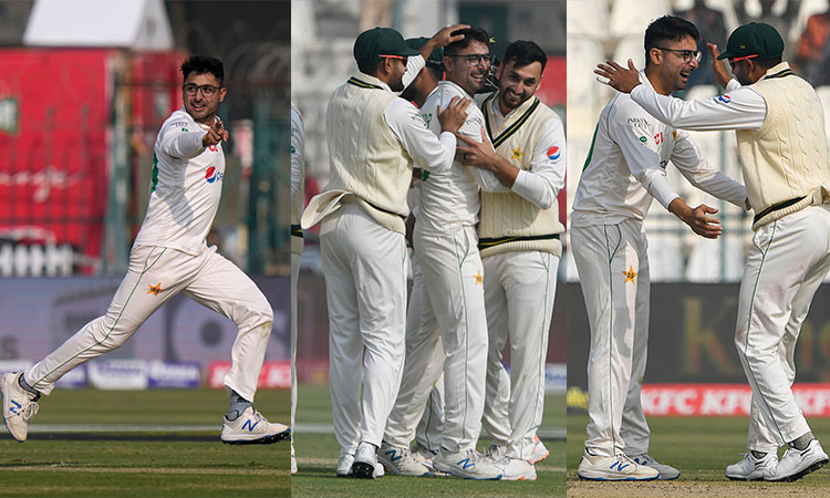 Abrar Ahmed's 7-114 on Test debut helps Pakistan rein in England 