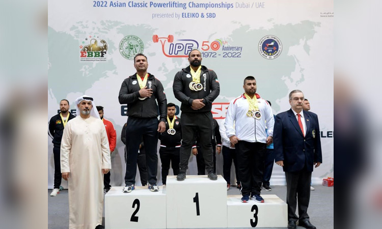 Dominant UAE athletes clinch 38 medals at Asian Classic Powerlifting Championship