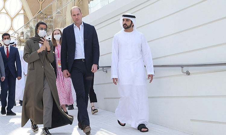 Sheikh Hamdan receives Prince William, says UAE-UK have strong historical ties