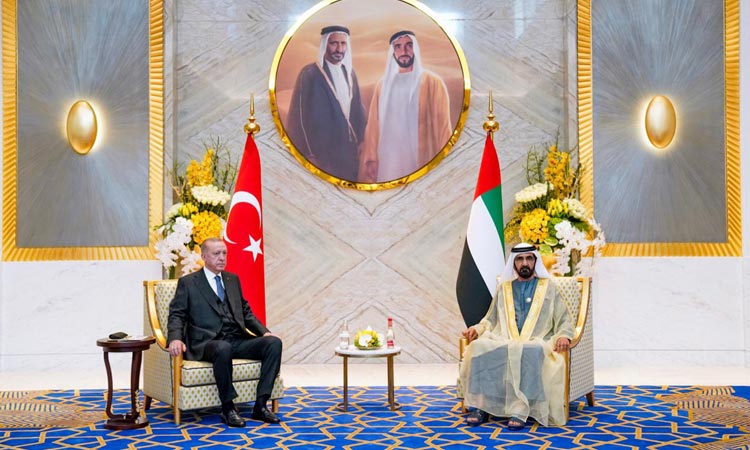 Mohammed meets Erdogan, says UAE-Turkey economic relations hold great prospects