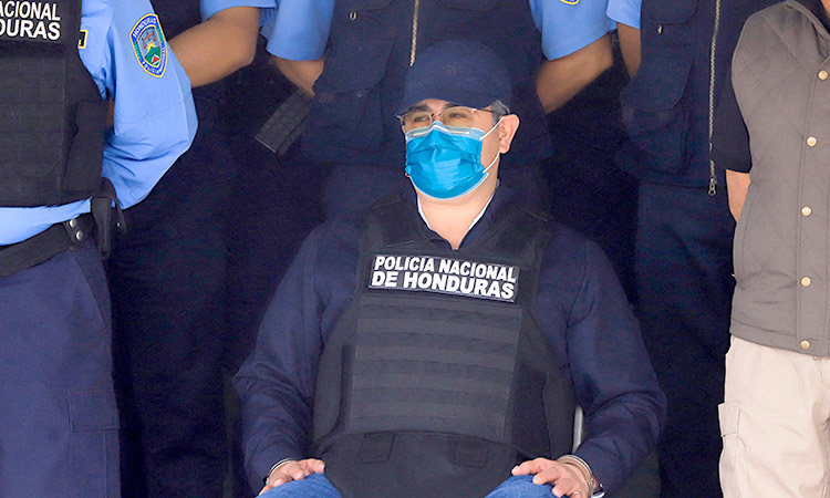 Honduran ex-president Hernandez arrested as US seeks extradition