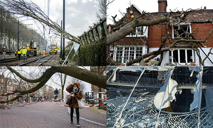 14 dead as Storm Eunice hits power and transport in Europe