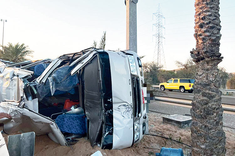 2 killed, 11 hurt in Abu Dhabi vehicle collision