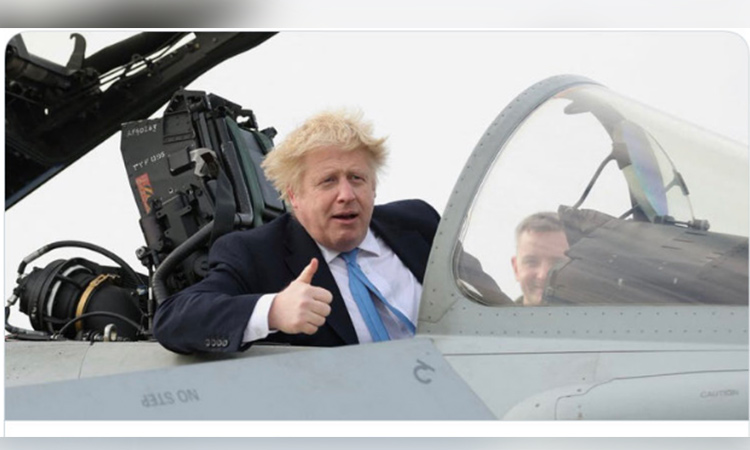 RAF aircraft was flown 330 miles for Boris Johnson photoshoot