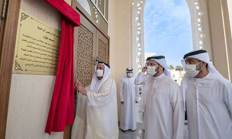 Sheikh Sultan inaugurates Tuwa Mosque in Sharjah’s Al Hazana area 