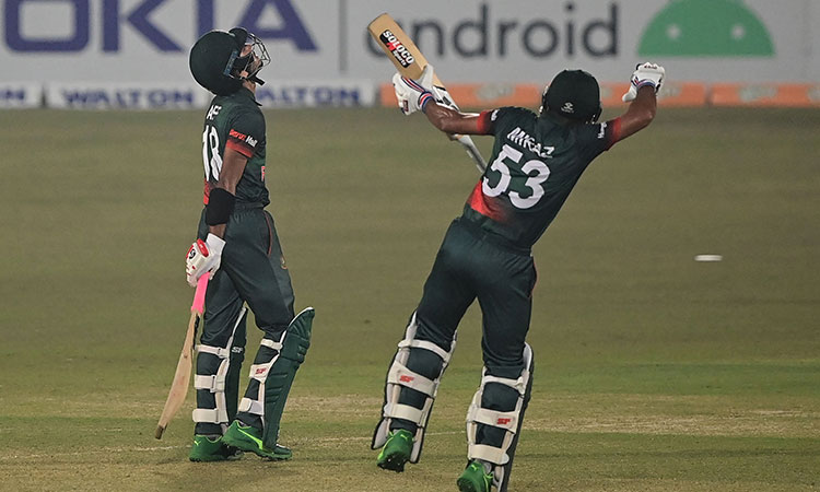 Afif Hossain, Mehdi Hasan star as Bangladesh sink Afghanistan in first ODI