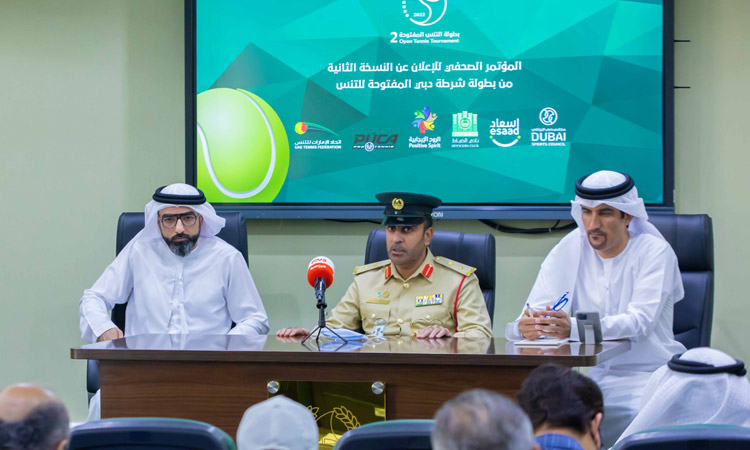 Dubai Police to host second edition of Open Tennis tournament next month