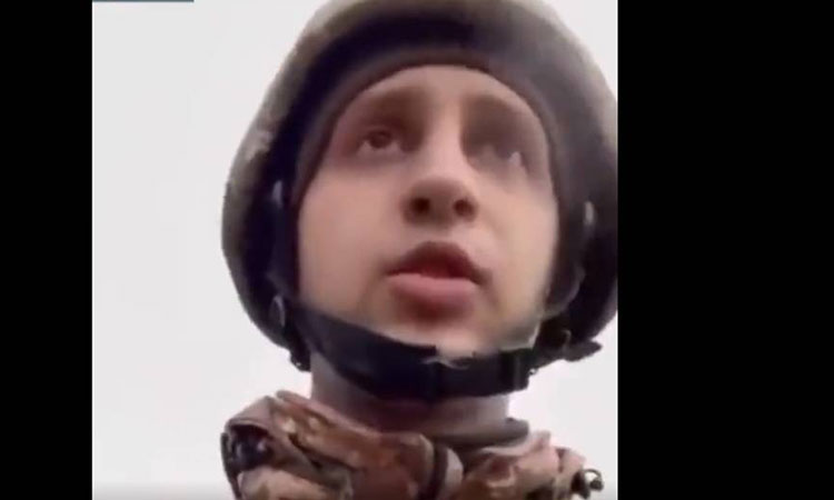 VIDEO: Ukrainian soldier sends touching message to his family from frontlines