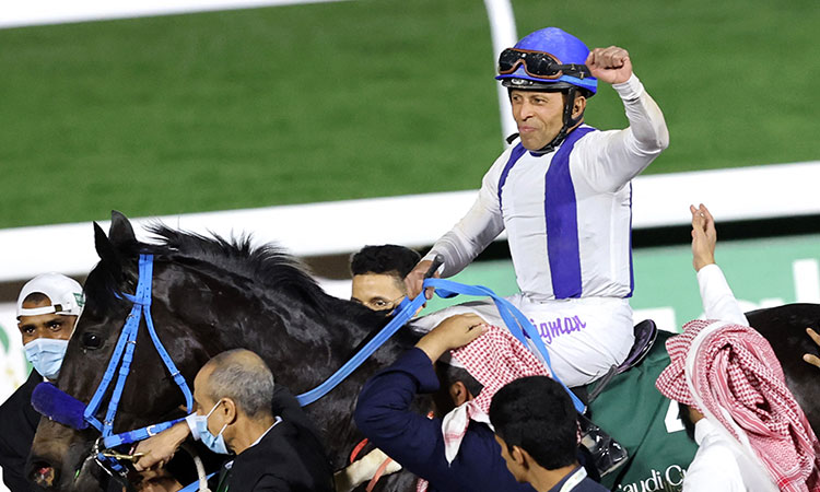 Emblem Road shock winner in $20m Saudi Cup, world's richest horse race 