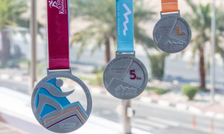 Medal designs revealed for 15th edition of Ras Al Khaimah Half Marathon