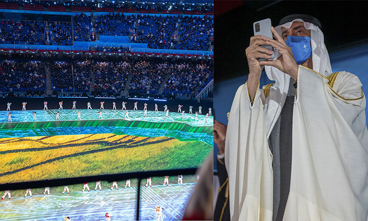 Mohamed Bin Zayed delighted to be at Beijing 2022 Winter Olympics opening ceremony