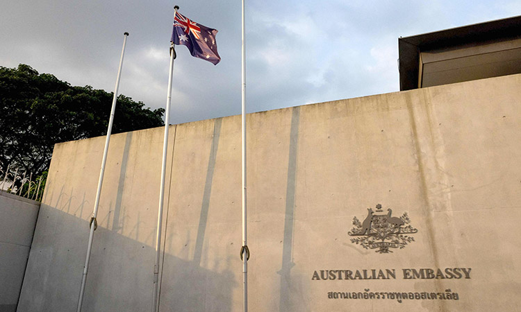 Man charged after spy cams found in women's bathrooms at Australian embassy in Bangkok