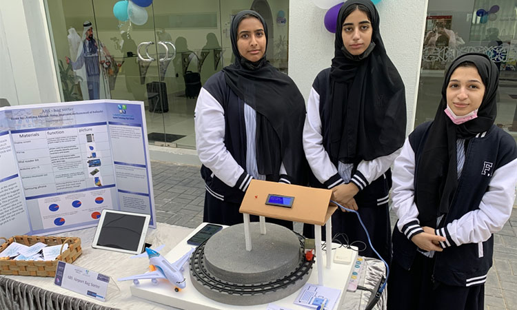 3 Emirati students invent ‘Luggage Sorter’ for flyers 