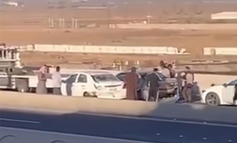 VIDEO: Use of mobile phone leads 20-car collision in Saudi Arabia 