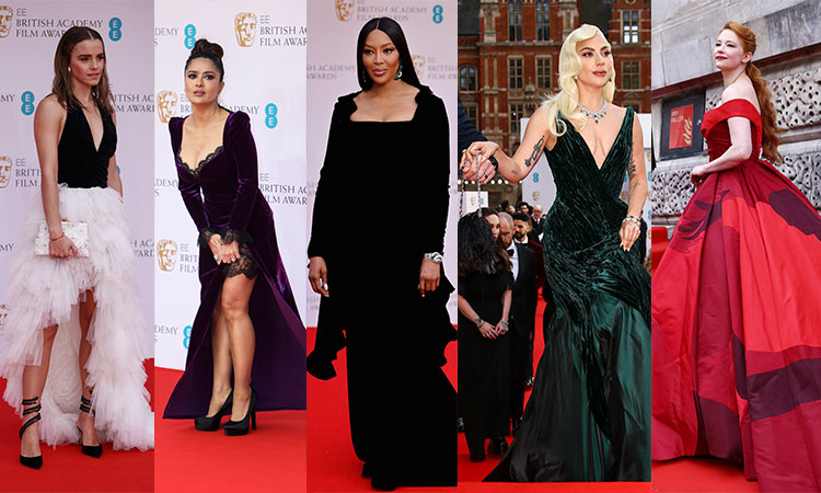 Glitzy London red carpet returns for Bafta Awards