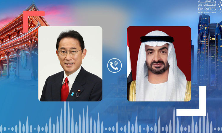 UAE President and Japanese PM review bilateral ties