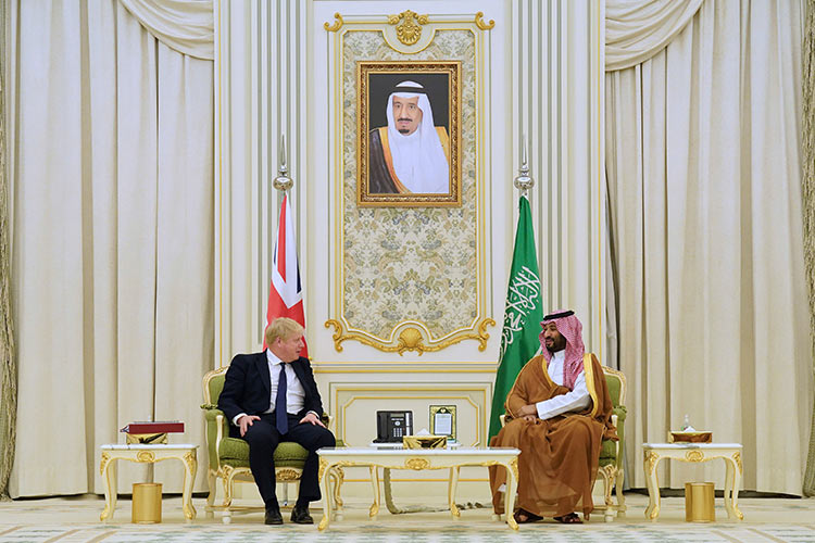 British PM, Saudi CP hold talks in Riyadh