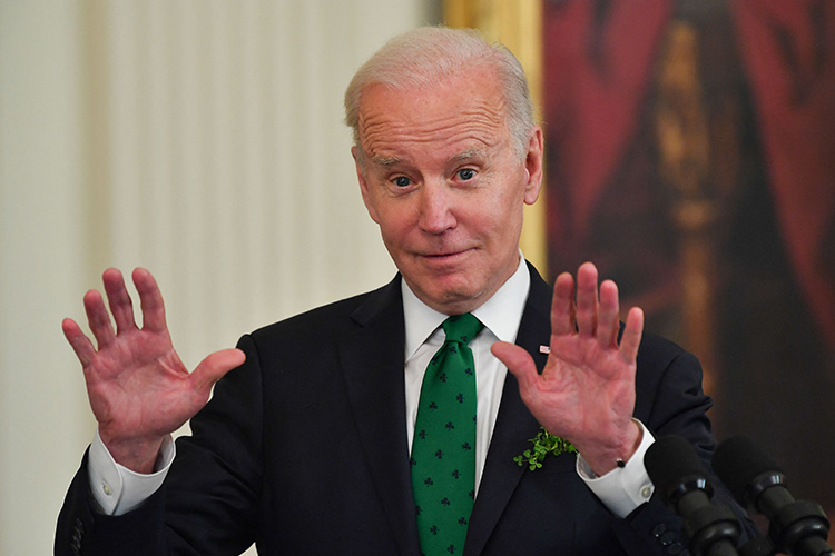 Biden jokes, ‘I may be Irish but I am not stupid,’ at St Patrick's Day speech