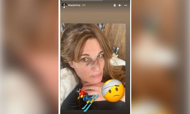 Film producer Jemima injured while skiing in London