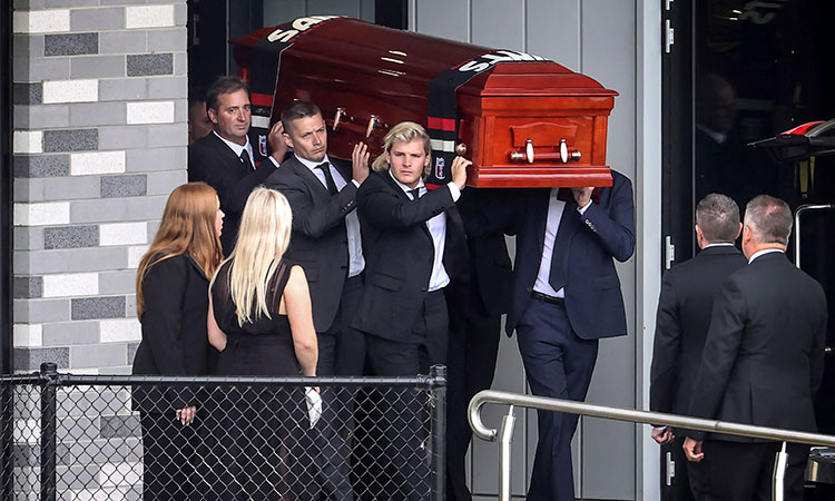 Australian cricketing legend Warne farewelled in private funeral