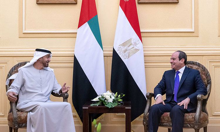 Mohamed Bin Zayed, Sisi review latest regional and global developments in Sharm El Sheikh