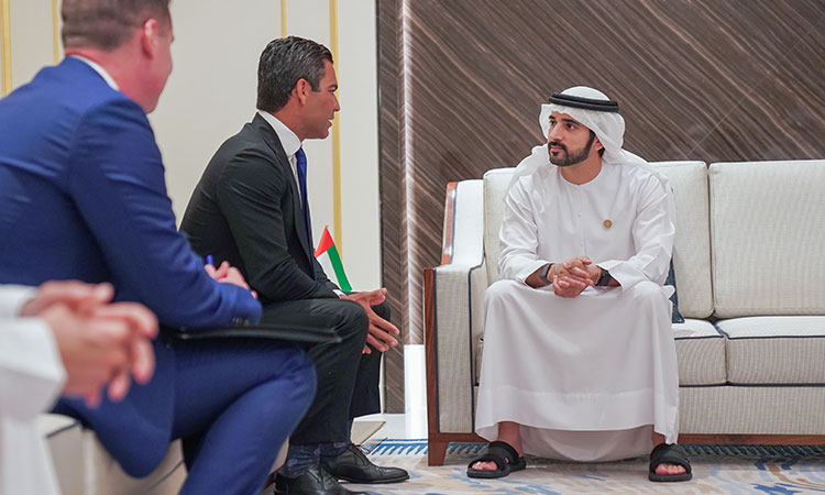 Sheikh Hamdan, Miami’s mayor discuss ways to boost ties at Expo 2020 Dubai 