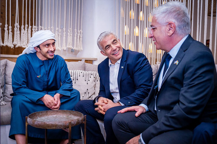 VIDEO: UAE FM Abdullah Bin Zayed makes first official visit to Israel, meets Lapid 