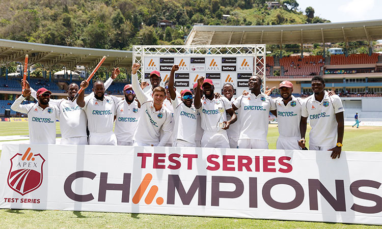 West Indies crushes England in 3rd test to win series 1-0