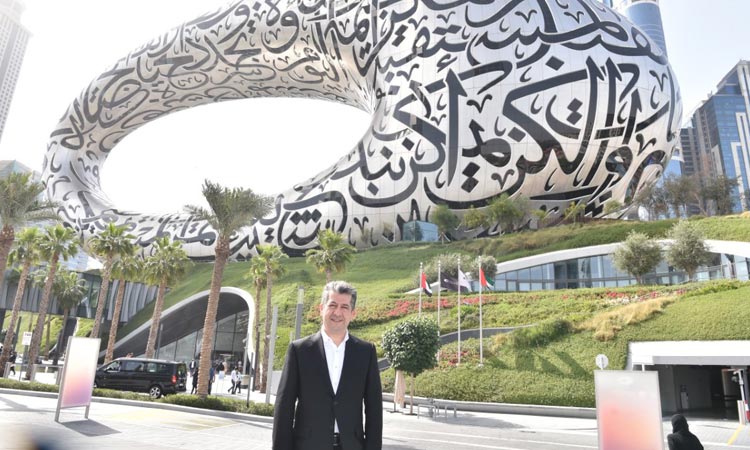 Kurdistan's PM visits Museum of the Future in Dubai