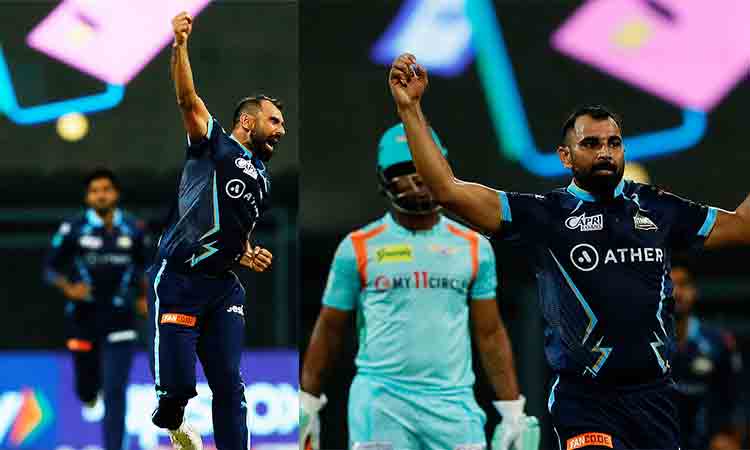 Shami helps Gujarat Titans thrash Lucknow Super Giants in clash of IPL debutants