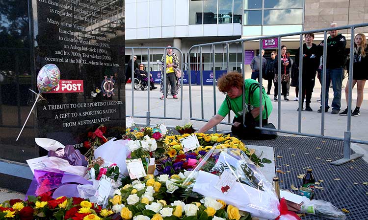 Shane Warne’s state funeral draws thousands to Melbourne Cricket Ground