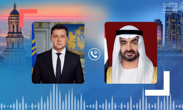 Mohamed Bin Zayed, Zelensky discuss Ukraine crisis and negotiation progress