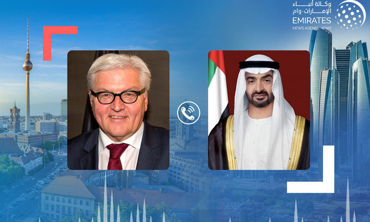 Mohamed Bin Zayed, German President discuss bilateral relations 