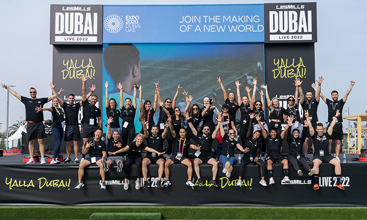 Les Mills conducts biggest fitness party of the year at Expo 2020 Sports Arena