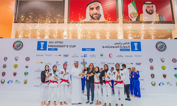 Al Ain win U-16 Jiu-Jitsu President’s Cup; Palms Sports shine in Women’s Division   