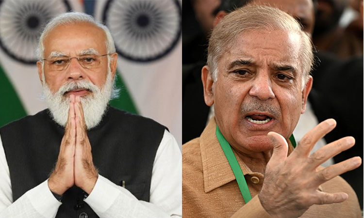 Modi congratulates Pakistan's newly-elected PM Shahbaz Sharif