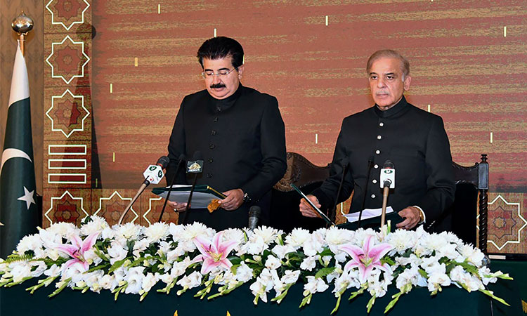 Shahbaz Sharif takes oath as Pakistan's 23rd prime minister