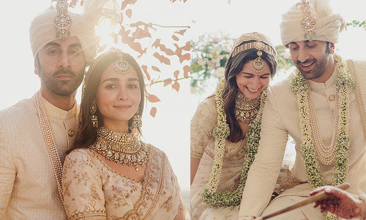 Ranbir Kapoor and Alia Bhatt tie the nuptial knot at a private ceremony