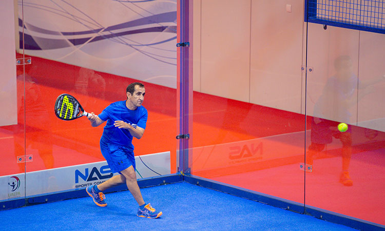 Sheikh Saeed and Sharif enter NAS Padel Championship semi-finals