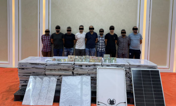 VIDEO: Dubai Police uncover crystal meth worth over Dhs68 million hidden in shipment of solar panels