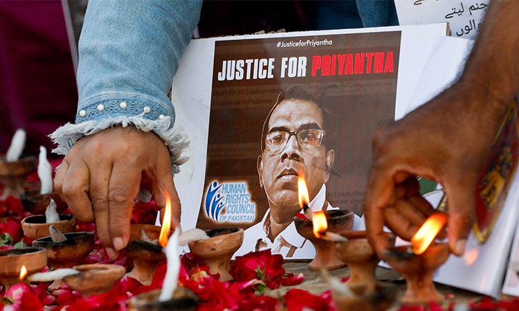 Six sentenced to death for lynching Sri Lankan factory manager in Pakistan