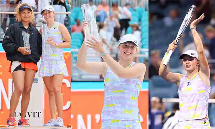 Iga Swiatek beats Osaka to win Miami Open