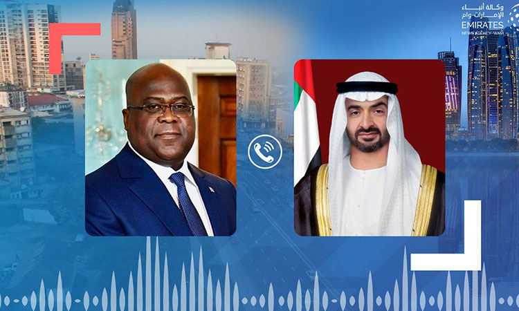 Mohamed Bin Zayed, DR Congo’s president discuss boosting co-operation