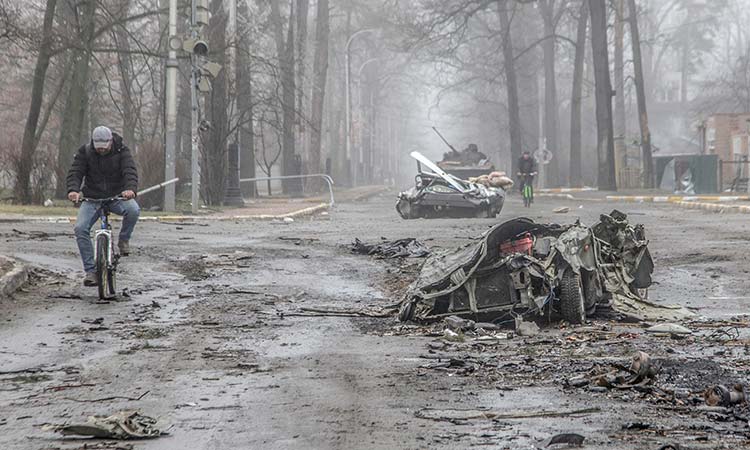 Retreating Russians leaving many mines behind: Ukrainian President