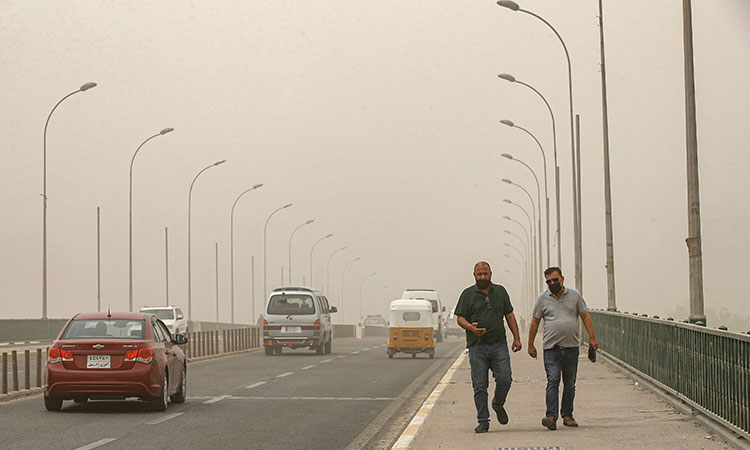 Flights grounded as dust storm hits Iraq